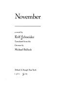 Cover for November