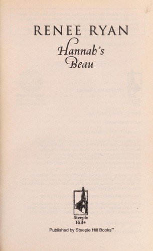 Cover for Hannah's Beau