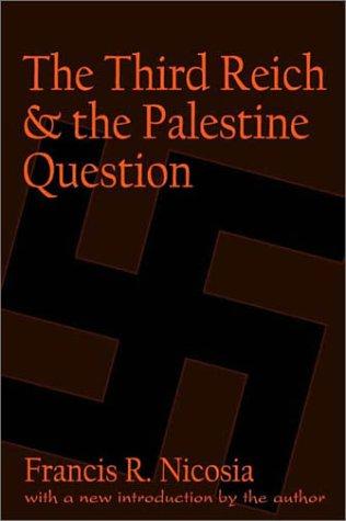 Cover for The third Reich and the Palestine question