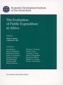 Cover for The evaluation of public expenditure in Africa