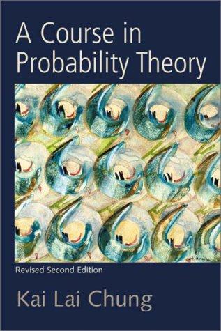 Cover for A course in probability theory