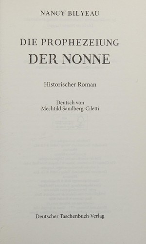 Cover for Die Prophezeiung der Nonne