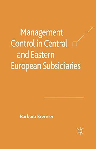 Cover for Management Control in Central and Eastern European Subsidiaries