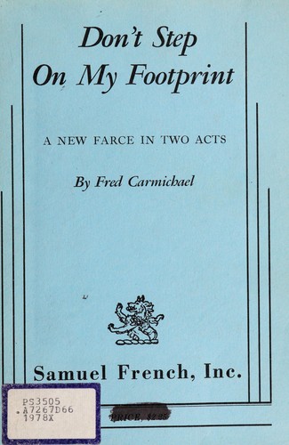 Cover for Don't step on my footprint