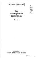 Cover for Der philosophische Empirismus