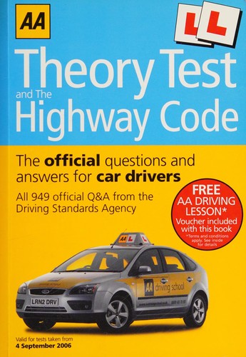 Cover for AA theory test and the highway code