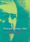 Cover for Poincaré Seminar 2002
