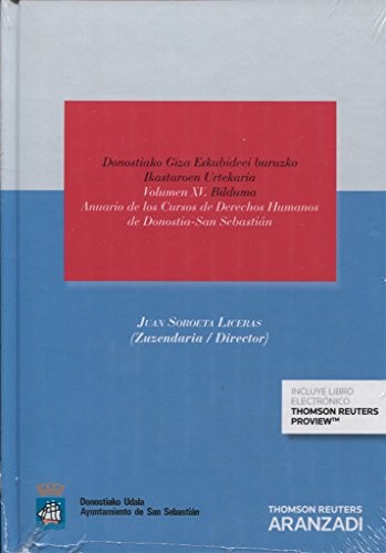 Cover for Anuario de los cursos de derechos humanos de Donostia-San Sebastián