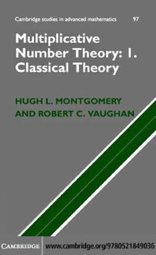 Cover for Multiplicative number theory I