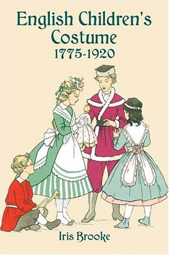 Cover for English children's costume, 1775-1920