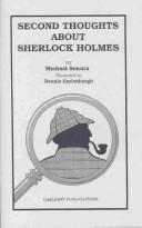 Cover for Second thoughts about Sherlock Holmes