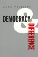 Cover for Democracy and difference
