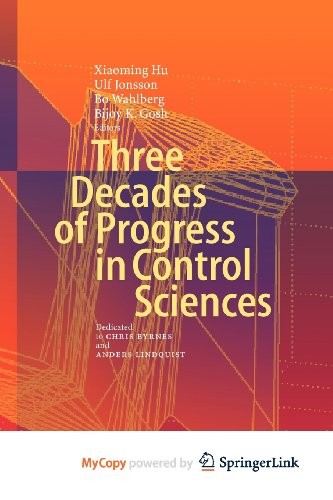 Cover for Three Decades of Progress in Control Sciences