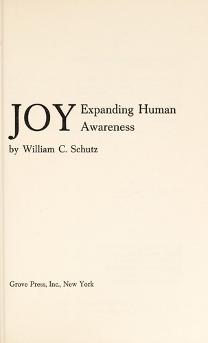 Cover for Joy