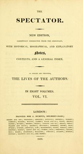 Cover for The Spectator