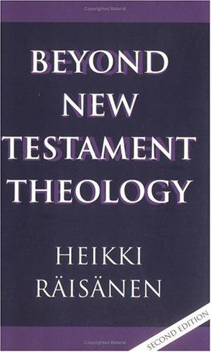 Cover for Beyond New Testament Theology