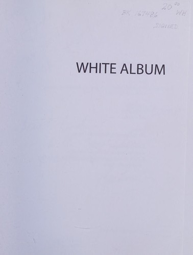 Cover for White album