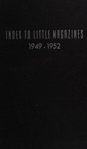 Cover for Index to Little Magazines 1949-1952