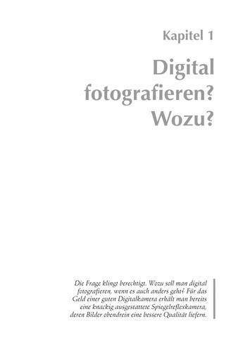 Cover for Digitales Fotografieren