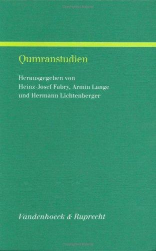 Cover for Qumranstudien