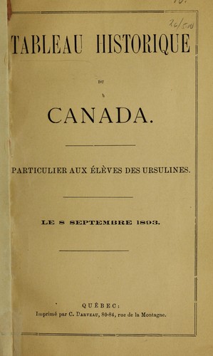Cover for Particulier aux eleves des Ursulines