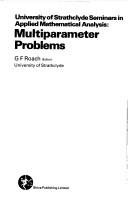 Cover for University of Strathclyde seminars in applied mathematical analysis