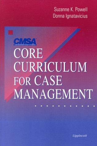 Cover for CMSA's Core Curriculum for Case Management