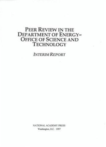 Cover for Peer Review in the Department of Energy-Office of Science and Technology