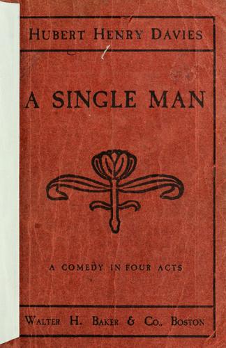 Cover for A Single man