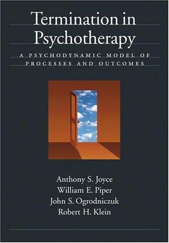 Cover for Termination in Psychotherapy
