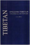 Cover for English Tibetan colloquial dictionary