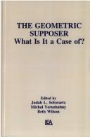 Cover for The Geometric Supposer