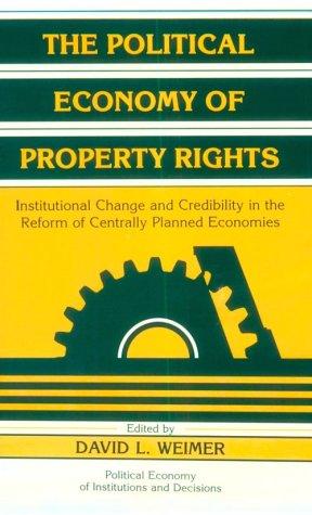 Cover for The political economy of property rights