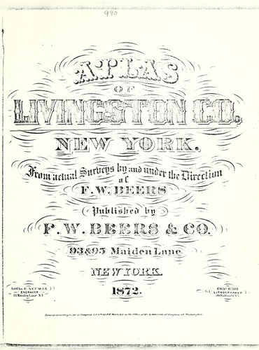 Cover for Atlas of Livingston Co., New York