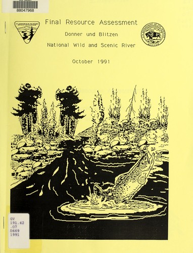 Cover for Final resource assessment