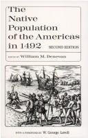 Cover for The Native population of the Americas in 1492