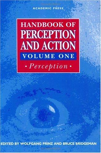 Cover for Handbook of Perception and Action, Volume 1