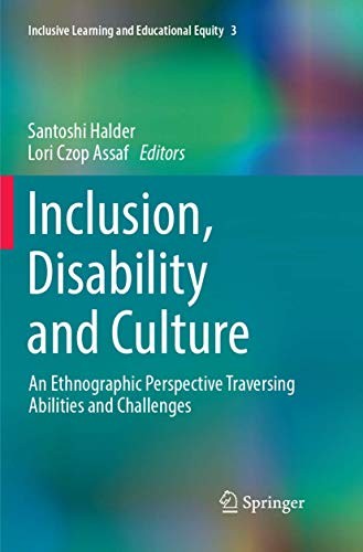 Cover for Inclusion, Disability and Culture
