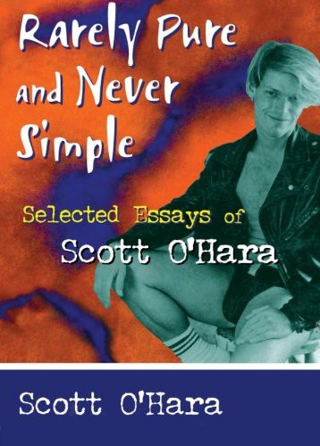 Cover for Rarely pure and never simple