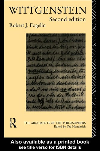 Cover for Wittgenstein