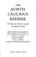 Cover for The North Caucasus barrier