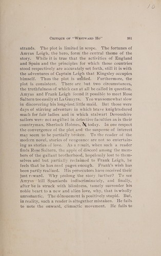 Cover for Critique of "Westward ho."