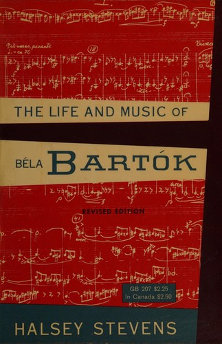 Cover for Life and Music of Bela Bartok, the