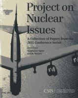 Cover for Project on Nuclear Issues
            
                CSIS Reports