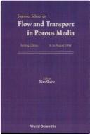 Cover for Summer School on Flow and Transport in Porous Media