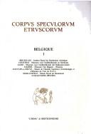 Cover for Corpus speculorum Etruscorum.