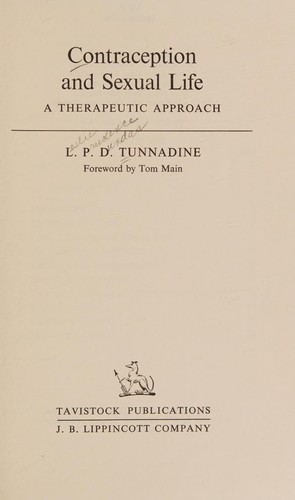 Cover for Contraception and sexual life