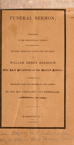 Cover for Funeral sermon