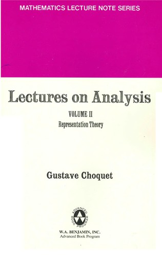 Cover for Lectures on Analysis Volume II