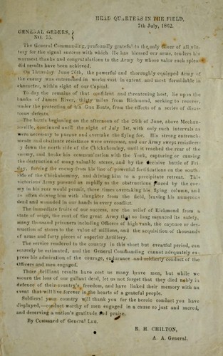 Cover for General orders